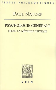 Psychologie générale selon la méthode critique