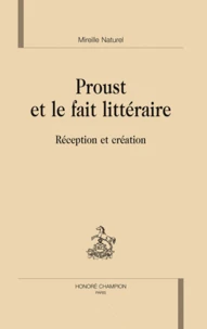 Proust et le fait littéraire