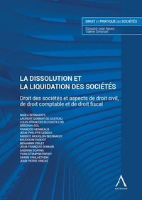 La dissolution et la liquidation des sociétés