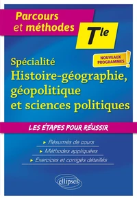 Spécialité Histoire-Géographie, Géopolitique et Sciences politiques Tle