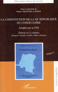 La Constitution De La Iiie Republique Du Congo-Zaire. Volume 2