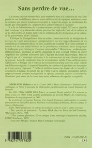 Sans perdre de vue...