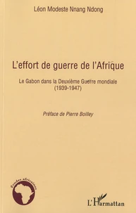 L'effort de guerre de l'Afrique