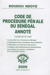 Code de procédure pénale du Sénégal annoté