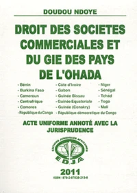 Droit des sociétés commerciales et du GIE des pays de l'OHADA