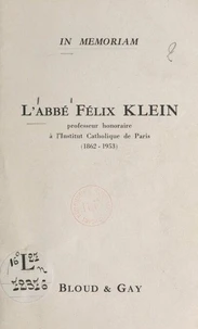 L'abbé Félix Klein
