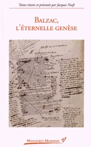 Balzac, l'éternelle genèse