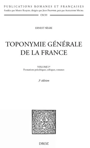 Toponymie générale de la France