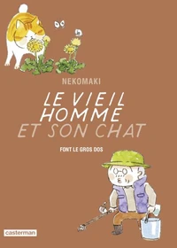 Le vieil homme et son chat font le gros dos