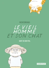 Le vieil homme et son chat sont de bon poil