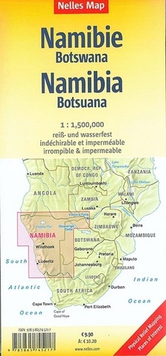 Namibie Botswana. 1/1 500 000