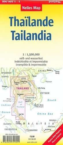 Thaïlande. 1/1 500 000