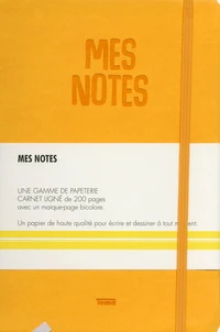 Notes cuir citron