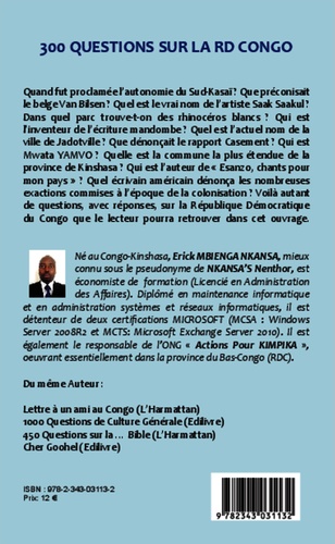 300 questions sur la RD Congo