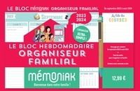  Nesk - Le bloc hebdomadaire organiseur familial - De septembre 2023 à août 2024 - Avec un stylo aimanté et une liste détachable.