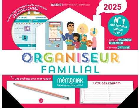 Organiseur familial Mémoniak  Edition 2025