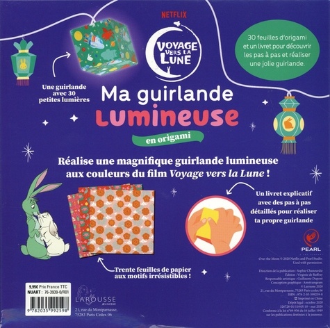 Voyage Vers la Lune Guirlande Lumineuse