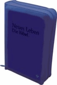 Neues Leben. Die Bibel. Taschenausgabe. ital. Kunstleder blu, Reißverschluss.