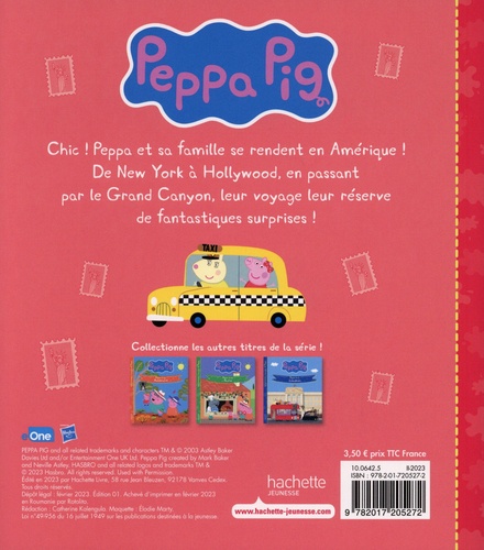 Les premiers voyages de Peppa  Peppa va aux Etats-Unis