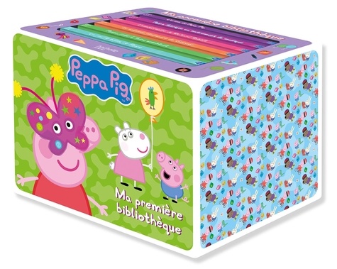 Ma Première Bibliothèque Peppa Pig. Coffret en 6 volumes : Peppa joue à faire semblant ; Le jeu de billes de Peppa ; Peppa fabrique un instrument de musique ; L'avion de Papy Pig ; L'anniversaire de Richard Rabbit ; Le nouveau dinosaure de George