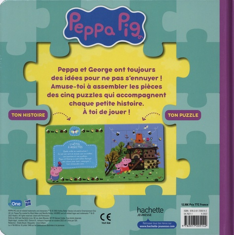 Mon grand livre puzzle Peppa Pig