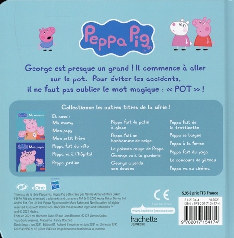 Peppa Pig  George va sur le pot