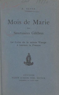 Mois de Marie des sanctuaires célèbres