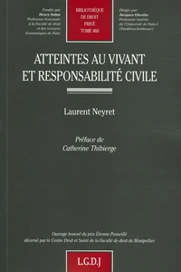 Atteintes au vivant et responsabilité civile