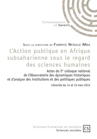 L'action publique en Afrique subsaharienne sous le regard des sciences humaines