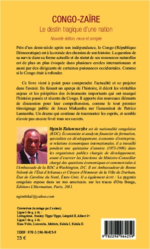 Congo-Zaïre. Le destin tragique d'une nation  édition revue et corrigée