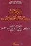 Nguyên Gia Khánh - Lexique juridique & administratif français-vietnamien.