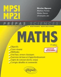 Mathématiques MPSI/MP2I