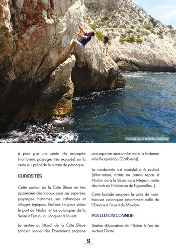 Deep water solo en Provence et Côte d'Azur. Topo Escalade 2e édition