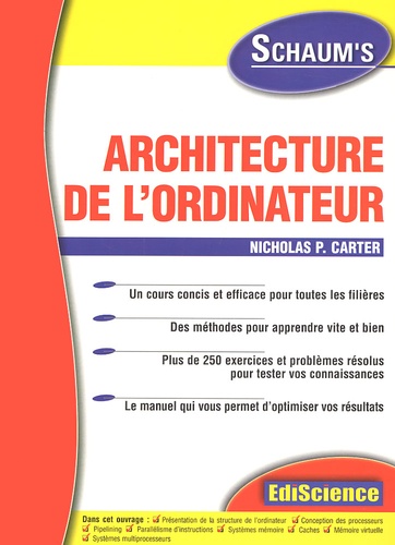 Nicholas-P Carter - Architecture de l'ordinateur.