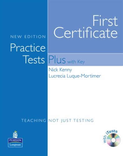 Nick Kenny - practice tests plus first with key/cd-rom pack.