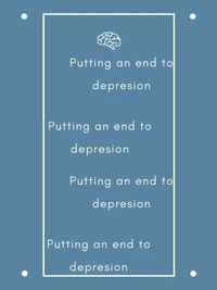 Putting an end to depresion