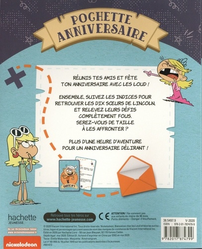 Bienvenue Chez Les Loud Special Defi 1h00 Nickelodeon Livres Furet Du Nord
