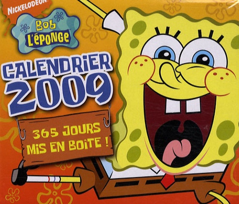  Nickelodeon - Bob L'éponge - Calendrier 2009.