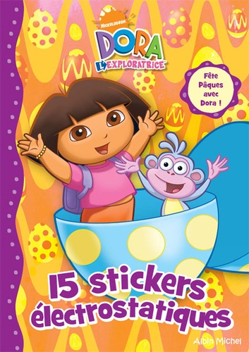  Nickelodeon - Dora l'exploratrice - 15 stickers électrostatiques.