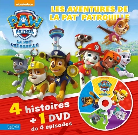  Nickelodeon - Les aventures de la Pat' Patrouille - 4 histoires plus un DVD de 4 épisodes. 1 DVD
