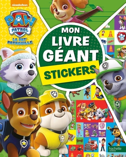  Nickelodeon - Mon livre géant stickers La Pat' Patrouille.