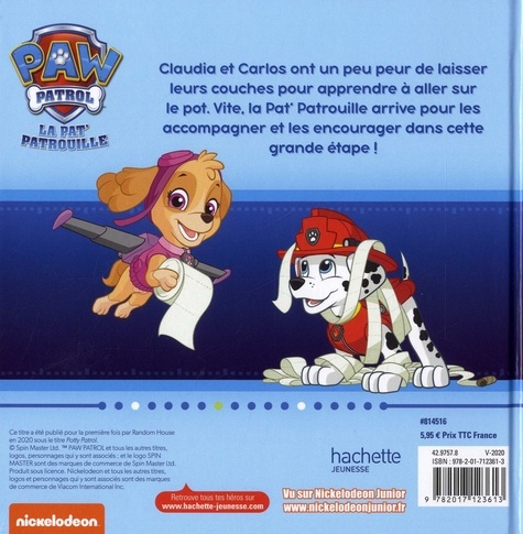 Paw Patrol La Pat' Patrouille  Je vais sur le pot avec la Pat' Patrouille