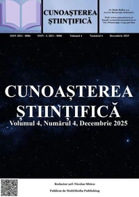Cunoașterea Științifică, Volumul 4, Numărul 4, Decembrie 2025