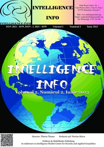  Nicolae Sfetcu - Intelligence Info, Volumul 2, Numărul 2, Iunie 2023.