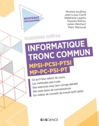 Electronic ebook pdf download Informatique tronc commun MPSI, PCSI, PTSI, MP, PC, PSI, PT en francais