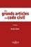Les grands articles du code civil 4e édition