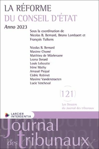 La réforme du Conseil d'État - Anno 2023