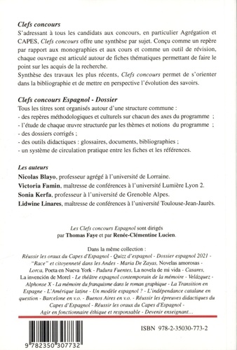 Dossier espagnol. Padura Fuentes, La novela de mi vida ; El Greco ; Bustamante, La Llorona  Edition 2022