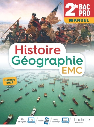 Nicolas Brunel et Isabelle Fira - Histoire-Géographie EMC 2de Bac Pro - Manuel.