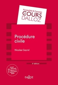 Nicolas Cayrol - Procédure civile.